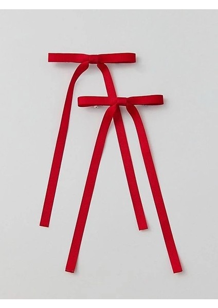 Ipobomi - Duo Red Clips 2'li Saç Tokası