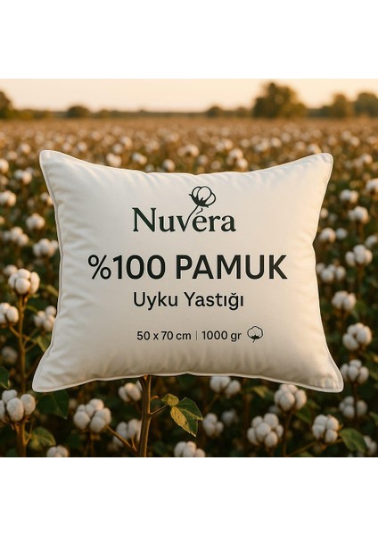 Doğal Pamuk Yastık Yetişkin