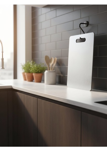 Paslanmaz Çelik Kesme Tahtası/Küçük Boy/ 20X30 fiyatları