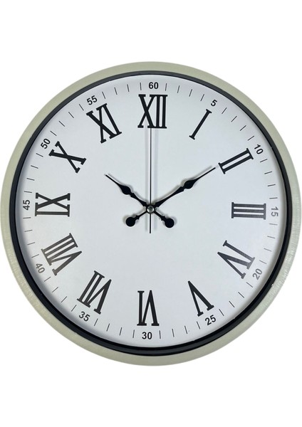 36 cm Dekoratif Krem Duvar Saati fiyatları