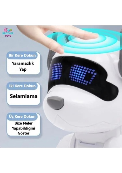 Uzaktan Kumandalı Akrobat Köpek Akıllı Interaktif Öğretici Oyuncak Şarjlı Robot fiyatları