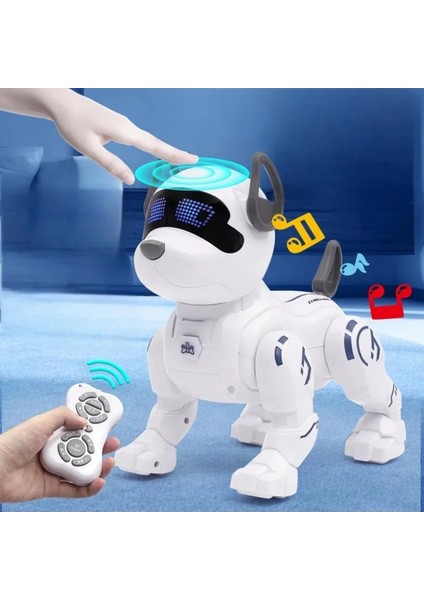 Uzaktan Kumandalı Akrobat Köpek Akıllı Interaktif Öğretici Oyuncak Şarjlı Robot fırsatları