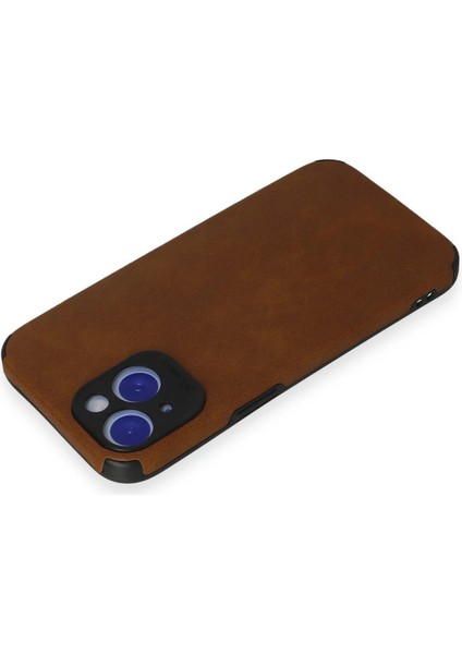 MYT09 iPhone 15 Kılıf Loop Deri Silikon - Kahverengi modelleri