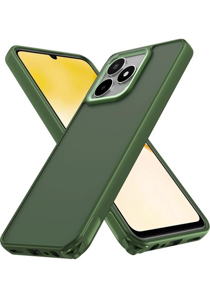 MYT09 Realme C53 Kılıf Elegant Kapak - Yeşil