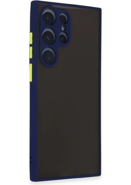 MYT09 Samsung Galaxy S22 Ultra Kılıf Montreal Silikon Kapak - Lacivert fiyatları