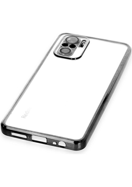 MYT09 Xiaomi Redmi Note 10 Kılıf Lensli Silikon - Siyah fırsatları