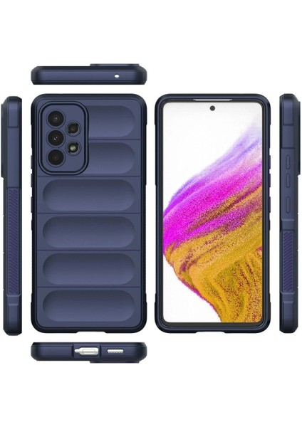 MYT09 Samsung Galaxy A53 5g Kılıf Optimum Silikon - Lacivert modelleri