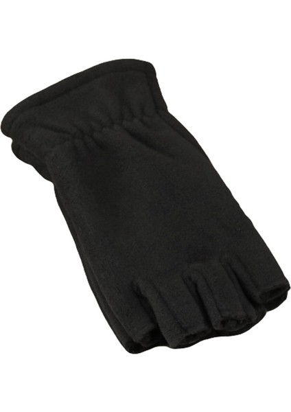 Siyah Unisex Parmaksız Kesik Yarım Parmak Kışlık Polar Eldiven PKR342567 modelleri