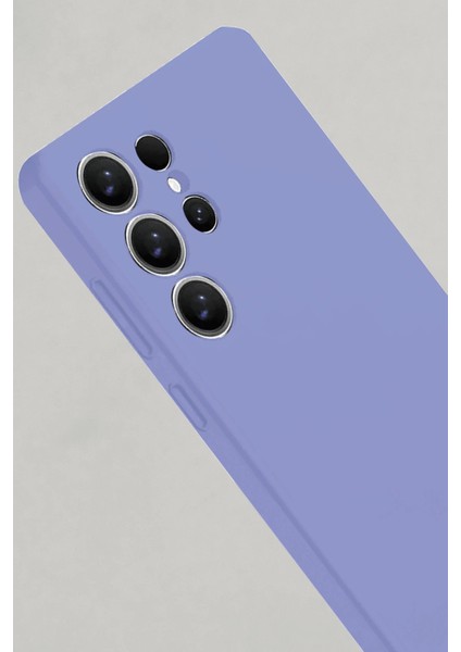 MYT09 Samsung Galaxy S25 Ultra Kılıf Nano Içi Kadife Silikon - Lila modelleri