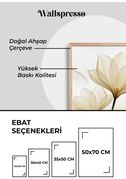 Modern Floral Çiçek Temalı 3'lü Tablo - Ahşap Çerçeveli Tablo -Duvar Tablosu-Salon Yatak Odası Tablo modelleri