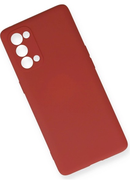 MYT09 Oppo Reno 5 Pro Kılıf Nano Içi Kadife Silikon - Kiremit modelleri