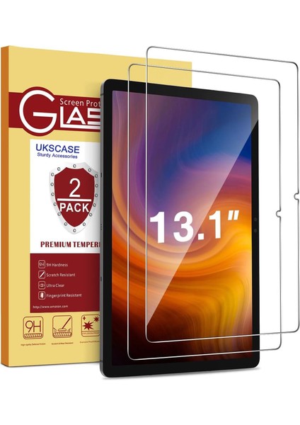 Samsung Galaxy Tab S10 Fe Plus 13.1 Inch (SM-X620)(2025) Uyumlu Temperli Cam Ekran Koruyucu *2 Adet*