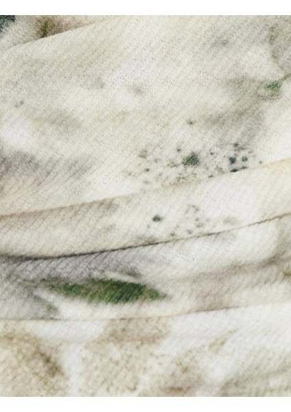 Tek Omuz Mini Kalem Elbise Floral Desenli Dokulu