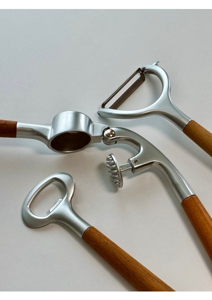 Prateg 3'lü Akasya Saplı Mutfak Gereçleri modelleri