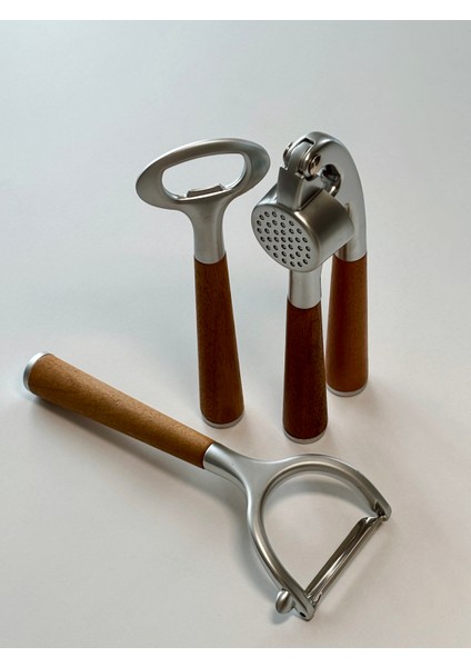 Prateg 3'lü Akasya Saplı Mutfak Gereçleri fırsatları