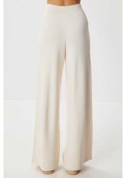 Kapüşonlu Fermuarlı Triko Alt-Üst Takım LMT0051 Krem indirimleri