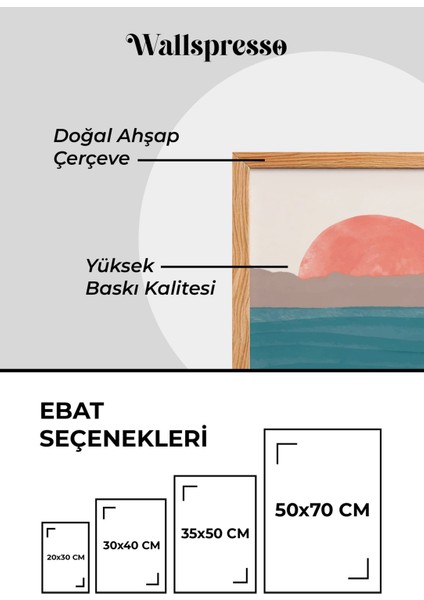 Modern Soyut Ahşap Çerçeveli Tablo - 3'lü Tablo Seti - Duvar Tablosu - Üçlü Tablo modelleri