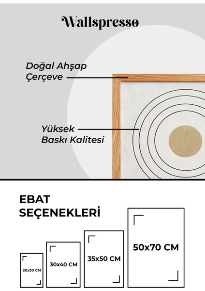 Soyut Bohem Modern Ahşap Çerçeveli Tablo - 3'lü Tablo Seti - Duvar Tablosu - Üçlü Tablo modelleri