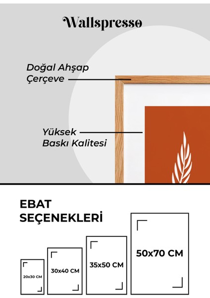 Renkli Minimalist Ahşap Çerçeveli Tablo - 3'lü Tablo Seti - Duvar Tablosu - Üçlü Tablo fırsatları