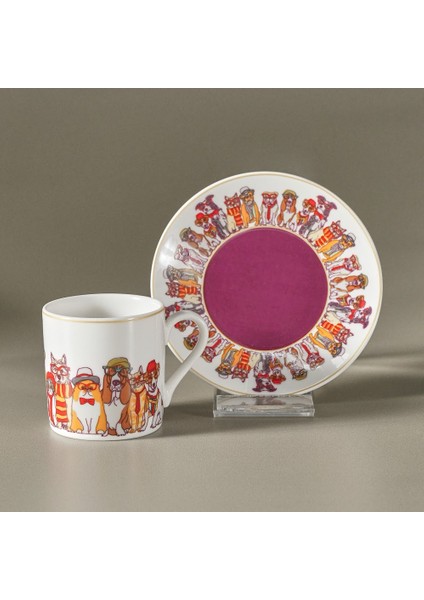 Latli 6 Kişilik Kahve Fincan Takımı 80 ml modelleri