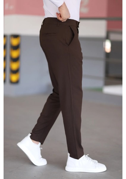 Erkek Kaliteli Likralı Italyan Kesim Her Ortama Uygun Şık ve Rahat Kısa Dilli Kumaş Pantolon modelleri
