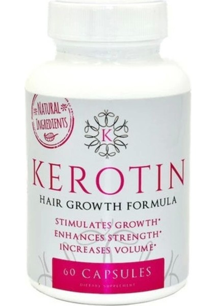 Süper Kerotin Hair Growth Vitamins 60'lı