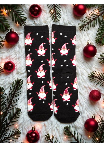 - Yılbaşı Temalı Unisex Çorap – Desenli Özel Tasarım (Hediye Paketli) modelleri