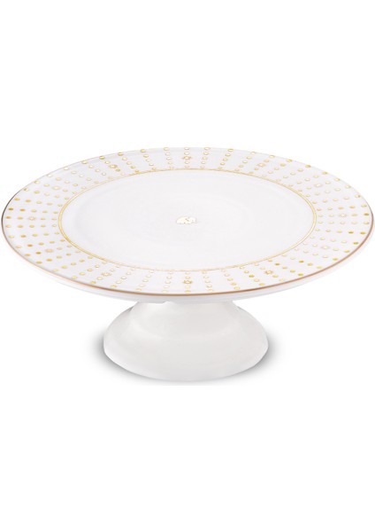 Navy Gold Ayaklı Kek Standı 25 cm