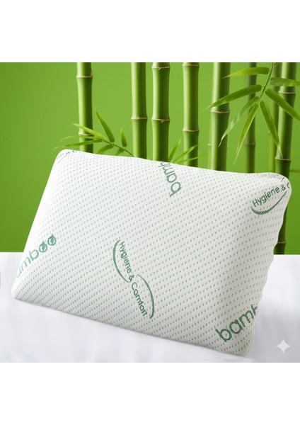 Bamboo Yastık 50X70 Visco Bambu Yastık 2 Adet Çift Kişilik Ortopedik Yastık 1200 gr fiyatları