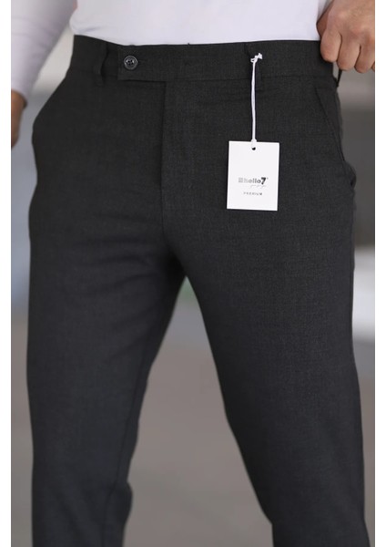 Erkek Kaliteli Likralı Italyan Kesim Her Ortama Uygun Şık ve Rahat Kısa Dilli Kumaş Pantolon fırsatları