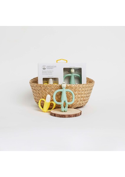 Banana-Silikon Dis Kasiyici Hediye Seti / Mint Yesili fırsatları