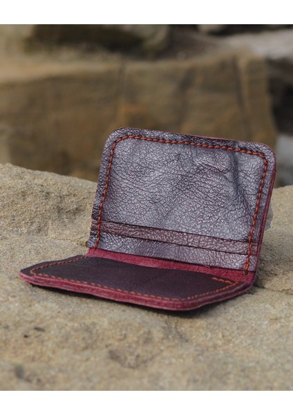 Minimalist Deri Erkek Kartlık - Hakiki Dana Derisi - El Işçiliği fiyatları