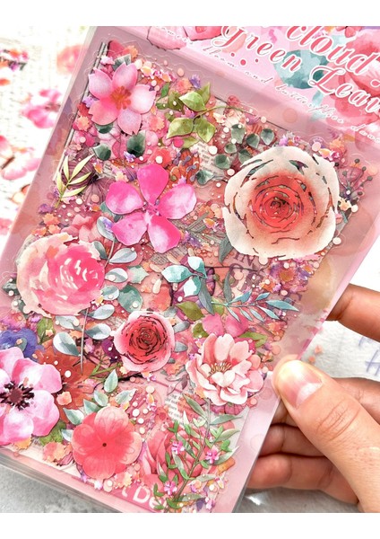 Pembe Rüya Bahçesi Sticker Seti 6 Yaprak Sticker Set/etiket/çıkartma/bullet Journal indirimleri