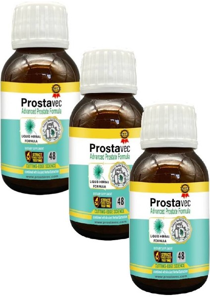 Prostavec Erkeklere Günlük Konforu Destekleyen Doğal Formüllü Surup 50 ml x 3 Adet