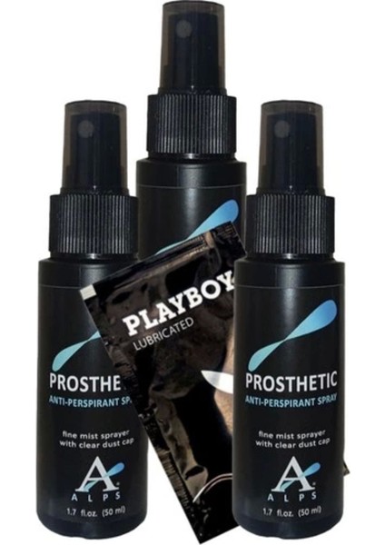 Süper Prosthetic 3 Adet Anti Ter Kokusu Sprey Anti-Perspirant Spray 50 ml + Yanında Jel 50 ml
