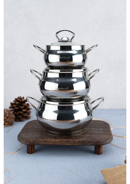 6 Parça Derin Küre Güveç Tencere Seti modelleri