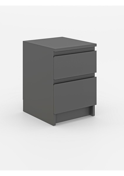 Derinkuyu 2 Çekmeceli Komodin Yatak Odası Bebek Odası Antrasit fırsatları