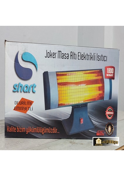 Evci Joker Masa Altı Elektirikli Quartz Isıtıcı Soba 1800W fiyatları