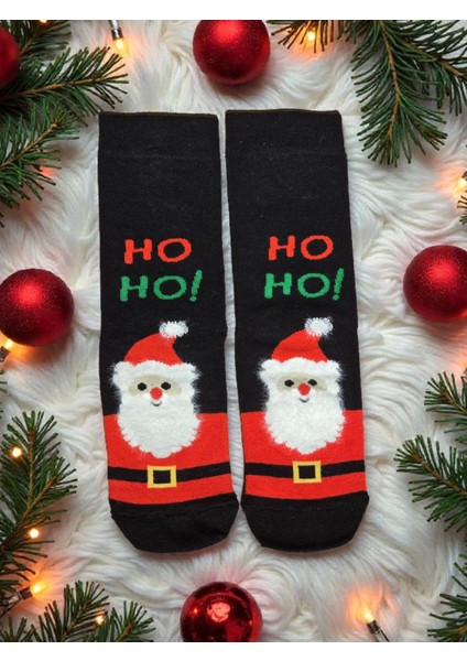 - Yılbaşı Temalı Unisex Çorap – Desenli Özel Tasarım (Hediye Paketli)