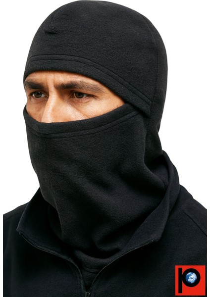 Siyah Termal Kışlık Polar Kar Maskesi Balaclava
