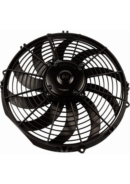 Ünüversal Fan Motoru 24V 12'' Komple Yassı Orta Emici Aksiyel Fan (Helis Fanlı)