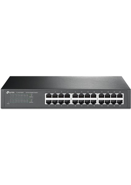 TL-SG1024D 24 Port 10-100-1000 Mbps Switch Çelik Kasa Rack Mount