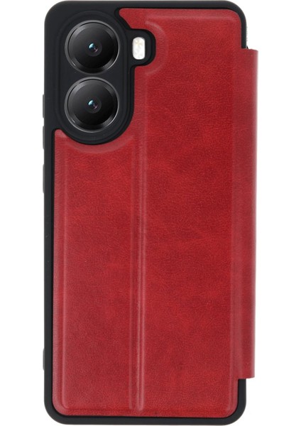 MYT09 Xiaomi Poco X7 Pro Kılıf Flip Cover - Kırmızı fiyatları