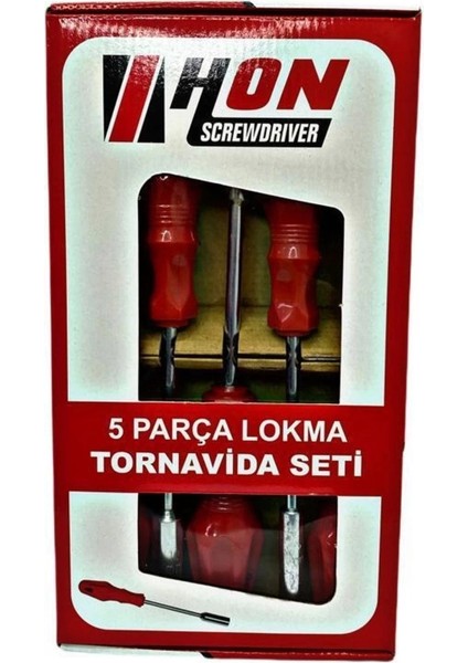 5 Adet Lokma Anahtar Tornavida 6/7/8/10/13/mm Metal Altıgen fiyatları