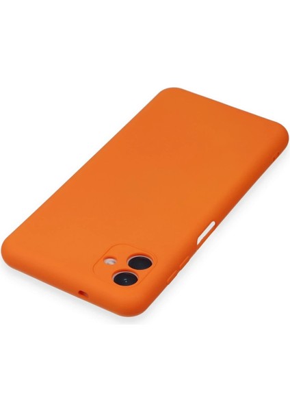 MYT09 Samsung Galaxy A04 Kılıf Nano Içi Kadife Silikon - Turuncu indirimleri