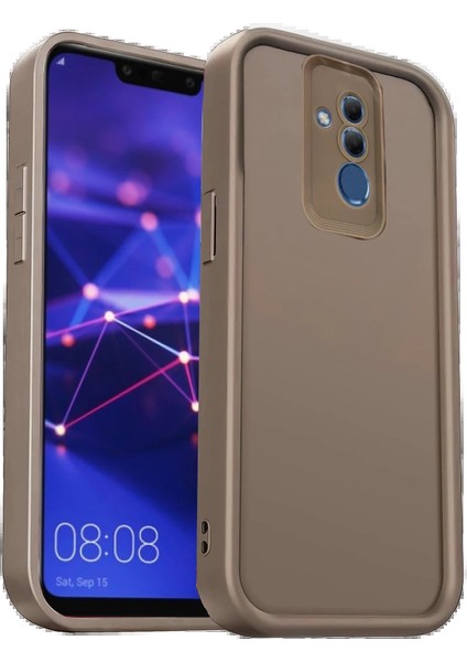 MYT09 Huawei Mate 20 Lite Kılıf Viera Silikon - Kahverengi