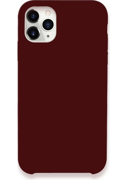 MYT09 iPhone 11 Pro Kılıf Lansman Legant Silikon - Bordo