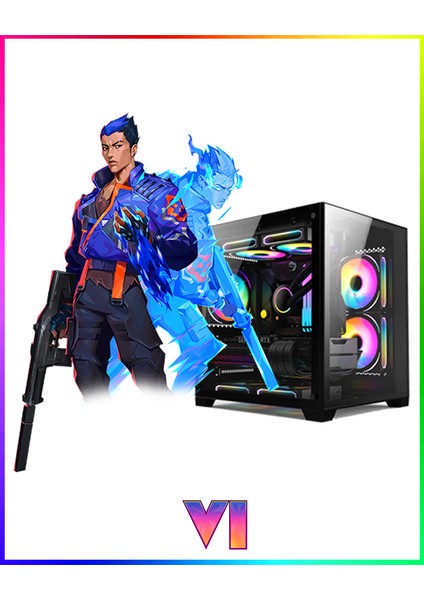 Damage X40 Ryzen 7 5700X 32GB Ram 1TB M.2 Nvme SSD RTX4060 8GB 27" 240Hz Oyuncu Masaüstü Bilgisayar modelleri