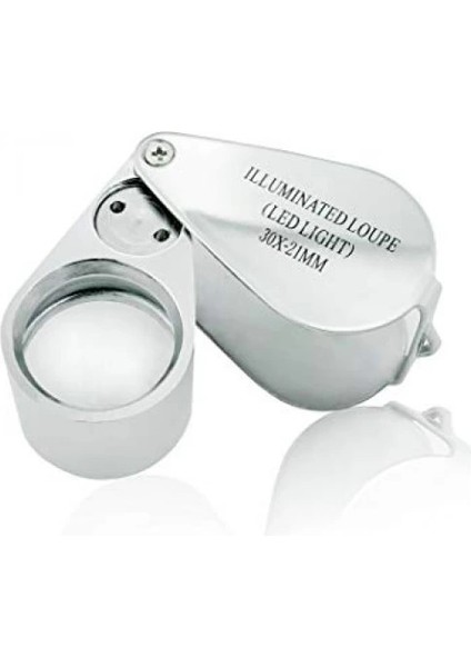 Kontrol, Için Özel Kutulu Metal Işıklı Lup 30X21 fırsatları