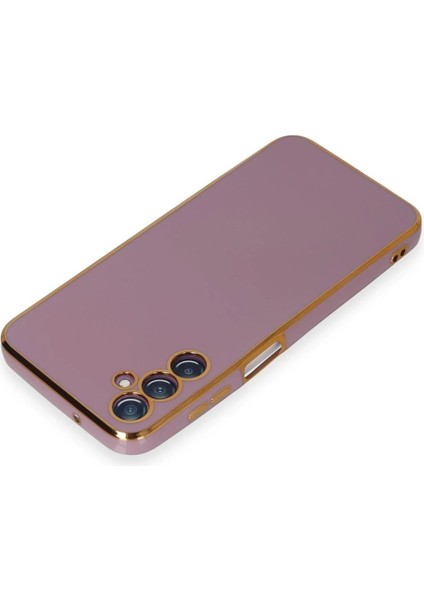 MYT09 Samsung Galaxy M14 5g Kılıf Volet Silikon - Mor modelleri